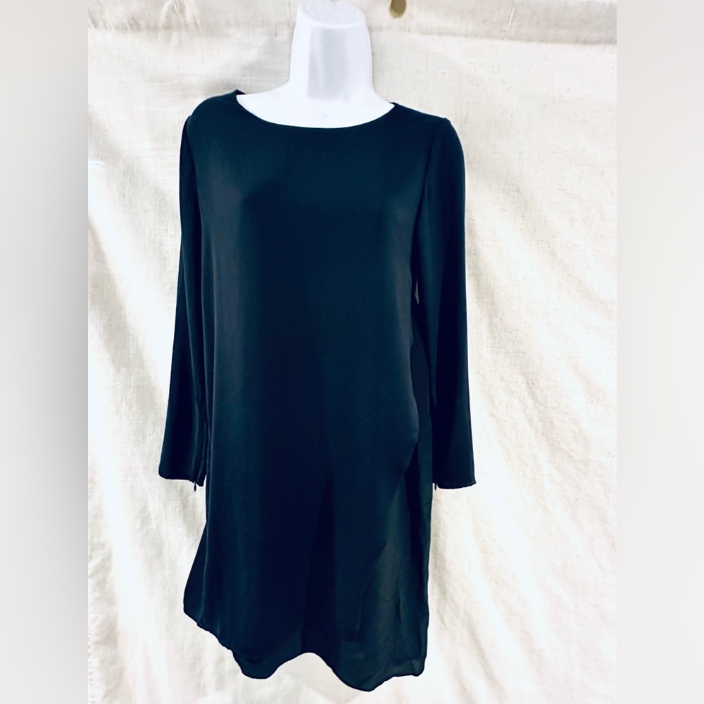 Allsaints Blue/Black Roder Dress - Picture 9 of 12